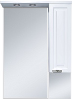 Misty Зеркальный шкаф Терра 70 R белый